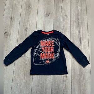 Adidas toddler boys | The Go To Tee | long sleeve size 5